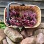 anndora Einkaufskorb natur Weidenkorb mit Alu Henkel klappbar  22 L - natur, vintage, dunkelbraun - 6